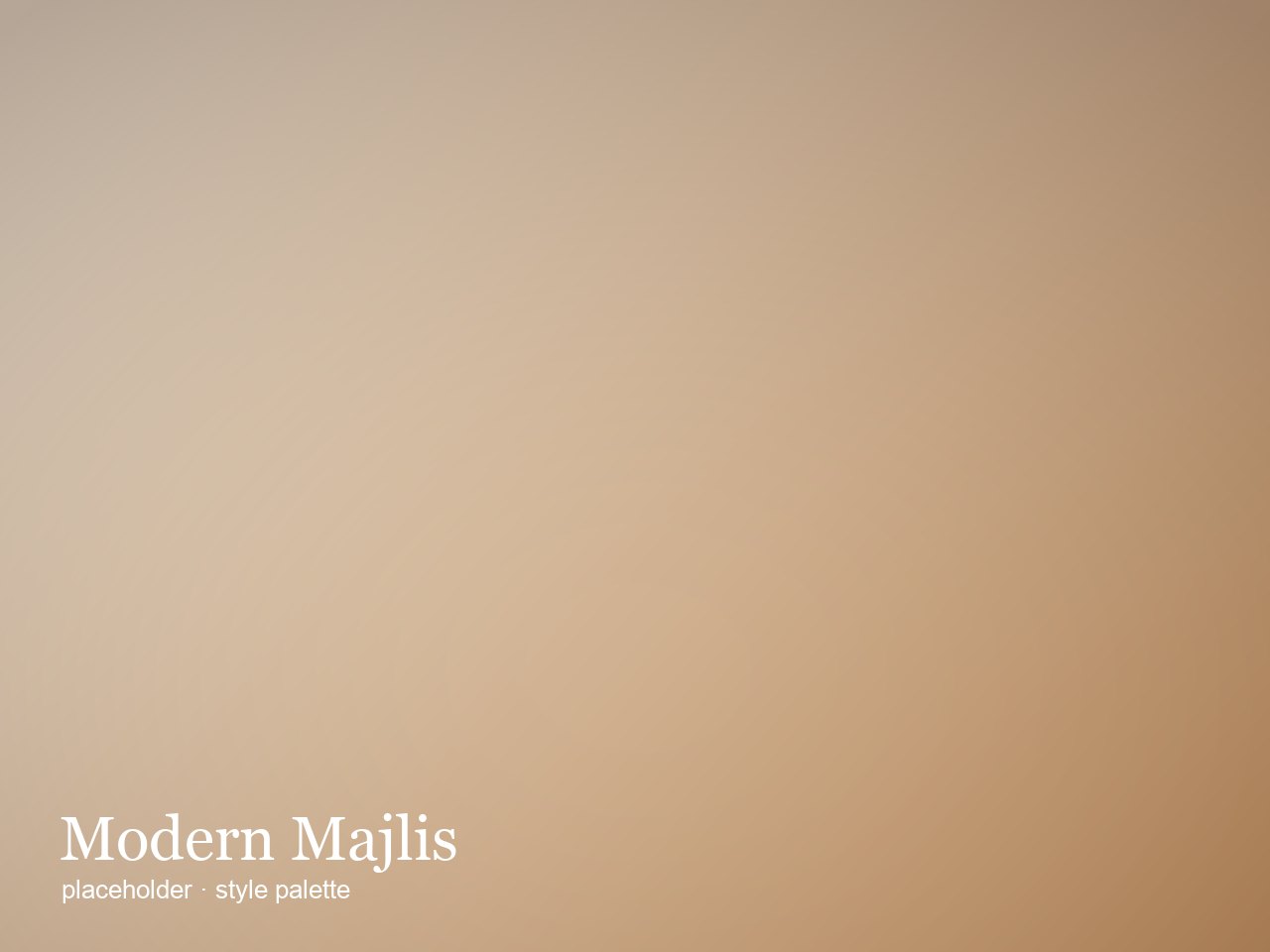 Modern Majlis